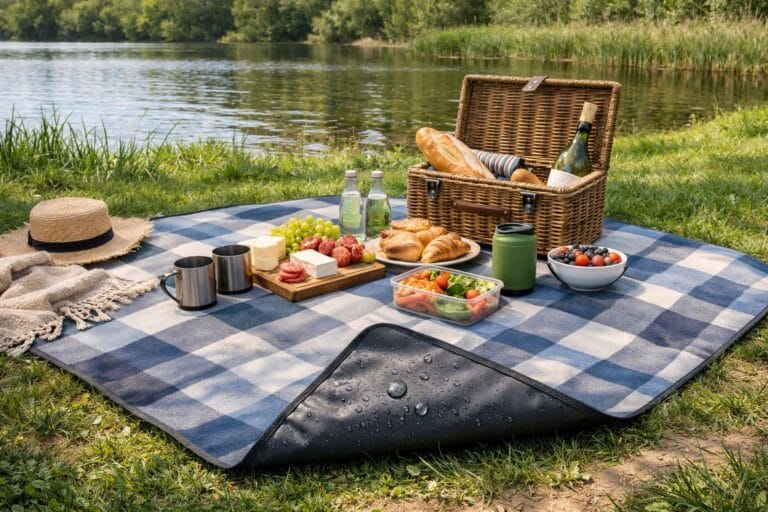 vandafvisende picnic tæppe