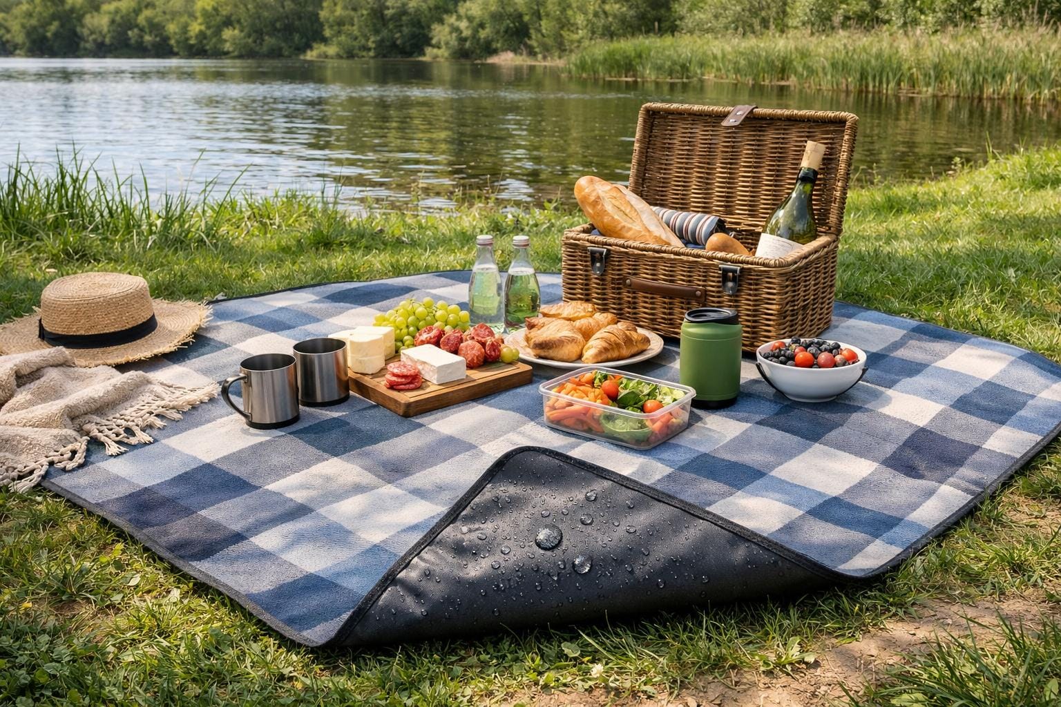 vandafvisende picnic tæppe