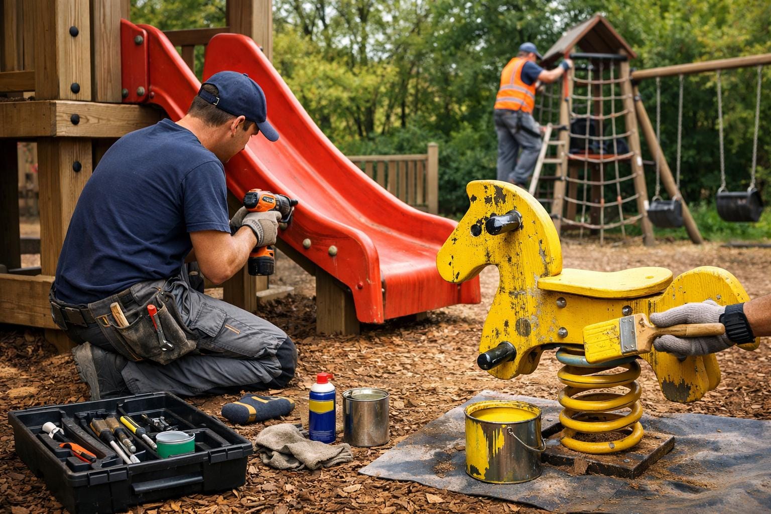 vedligehold af legeredskaber