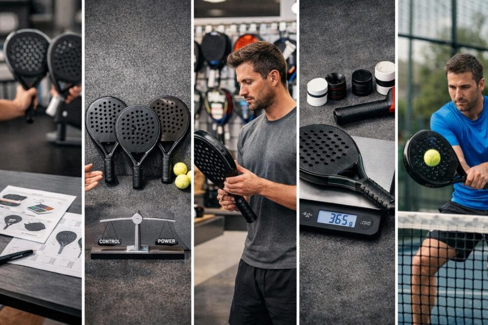 5 trins guide til valg af padelbat