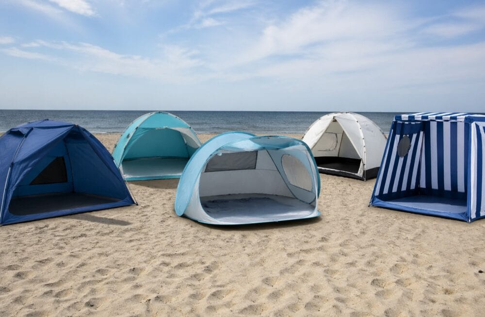 Bedste strandtelte