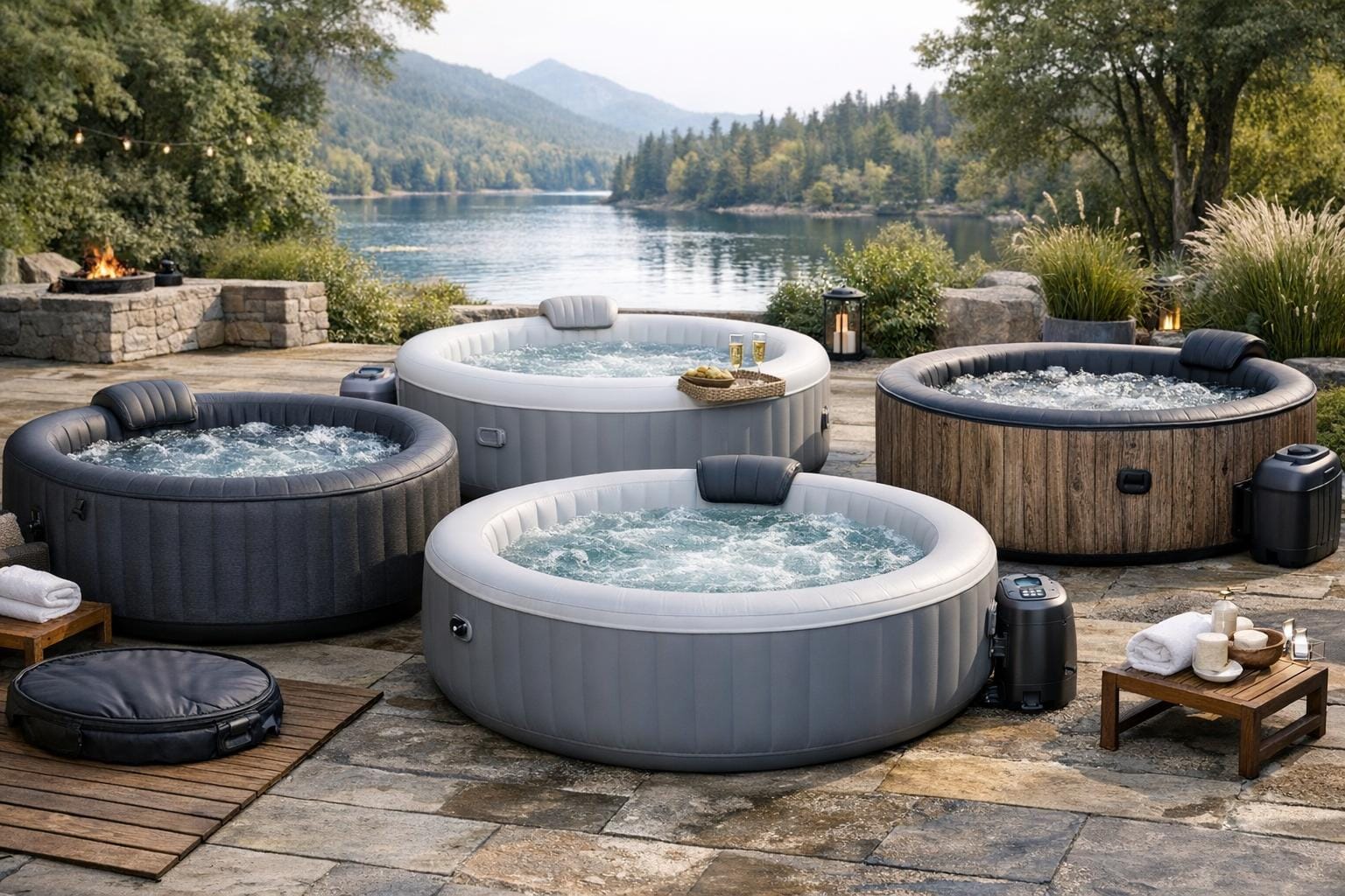 bedste oppustelige spa