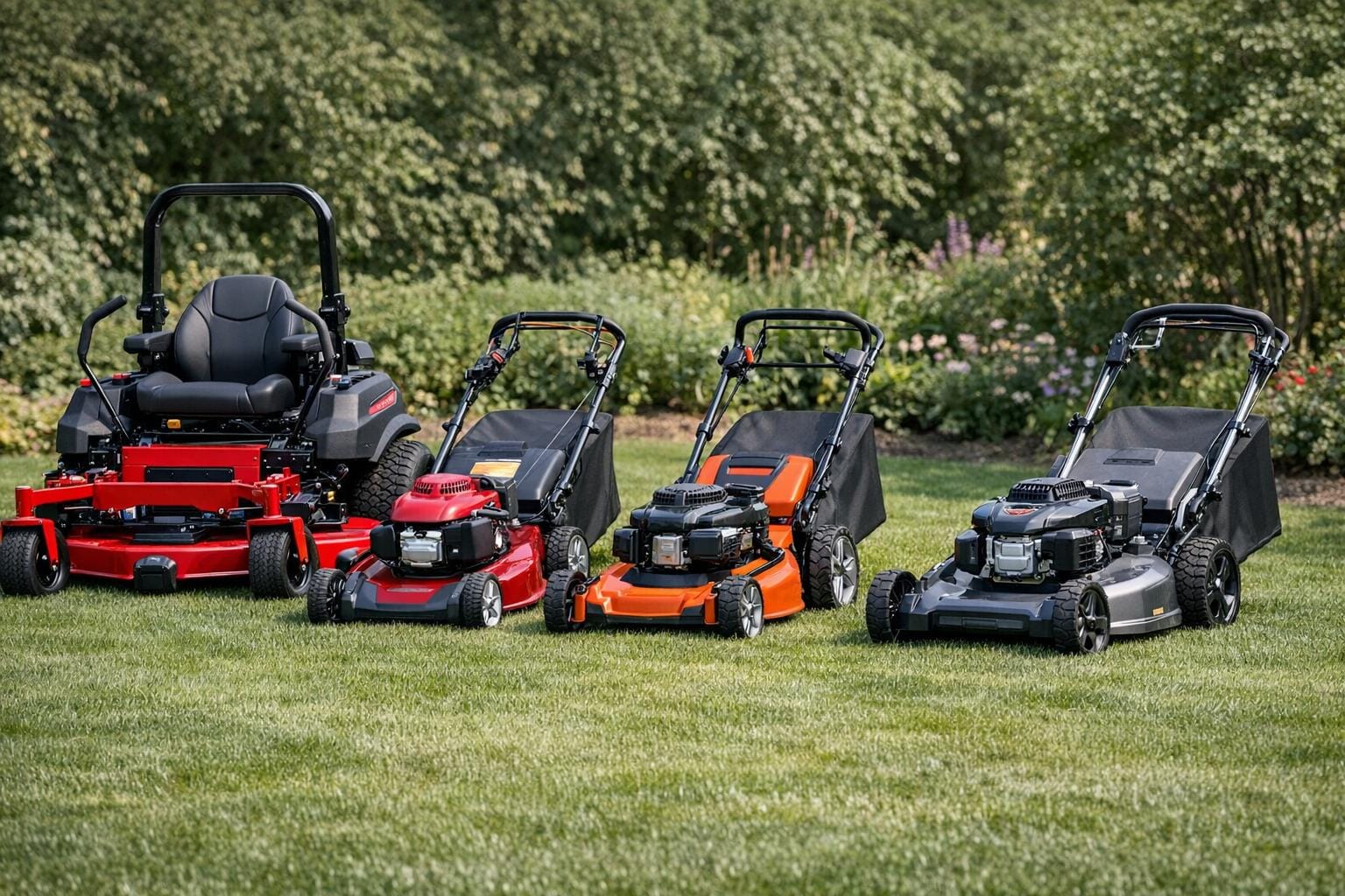 plæneklippere på benzin