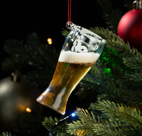 Juletræspynt Ølglas